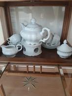 Antiek thee servies 6 kop en schotels, Kronester Bavaria, Ophalen