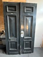 Voordeur dubbel, karakteristiek, paneeldeuren, Doe-het-zelf en Verbouw, Deuren en Horren, Ophalen, Gebruikt, 120 cm of meer, Buitendeur