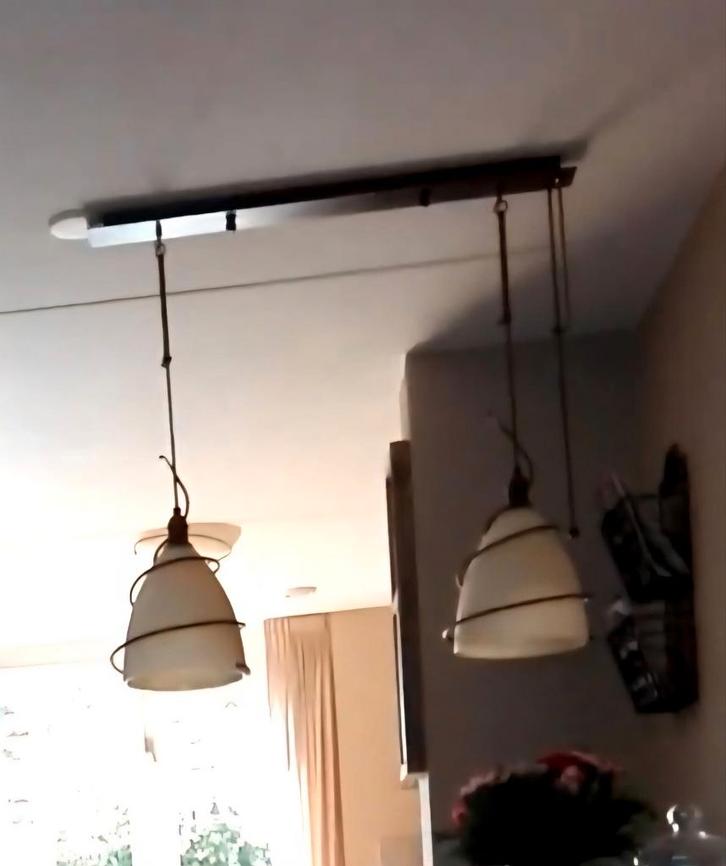 Eetkamerlamp dimbaar Edilson pierre., Huis en Inrichting, Lampen | Hanglampen, Zo goed als nieuw, Minder dan 50 cm, Ophalen