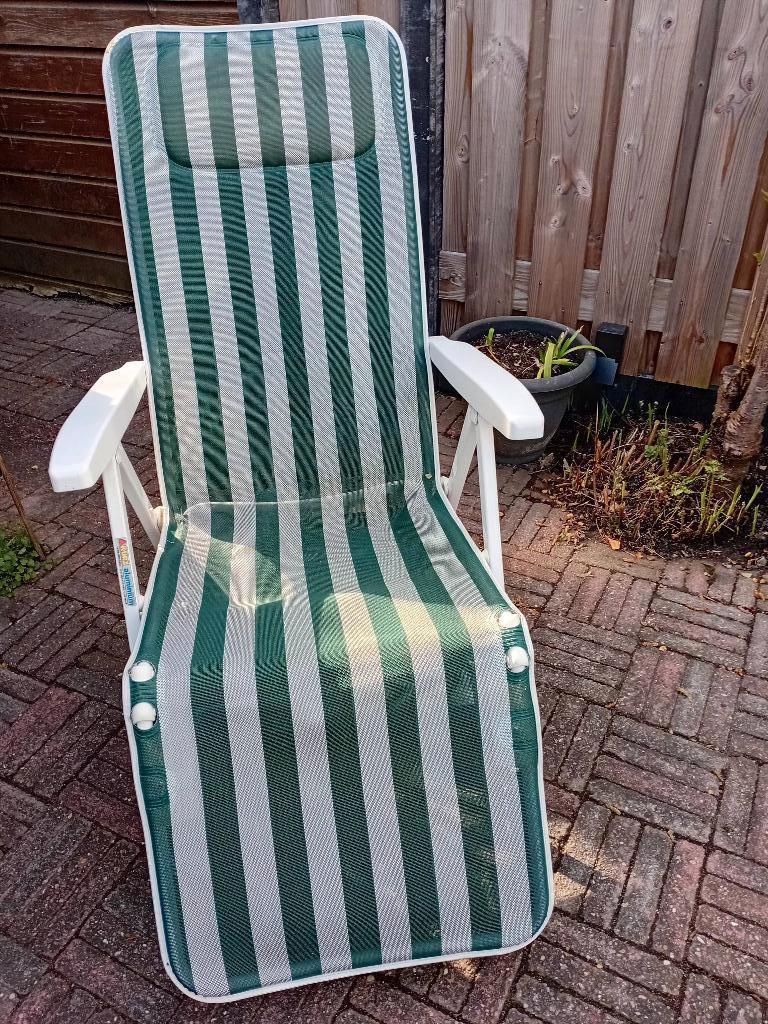 Ligstoel  Kurz 8 standen, Ophalen of Verzenden, Gebruikt, Aluminium, Verstelbaar