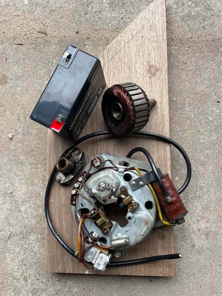 6V ontsteking compleet NSU super max '58, Ophalen