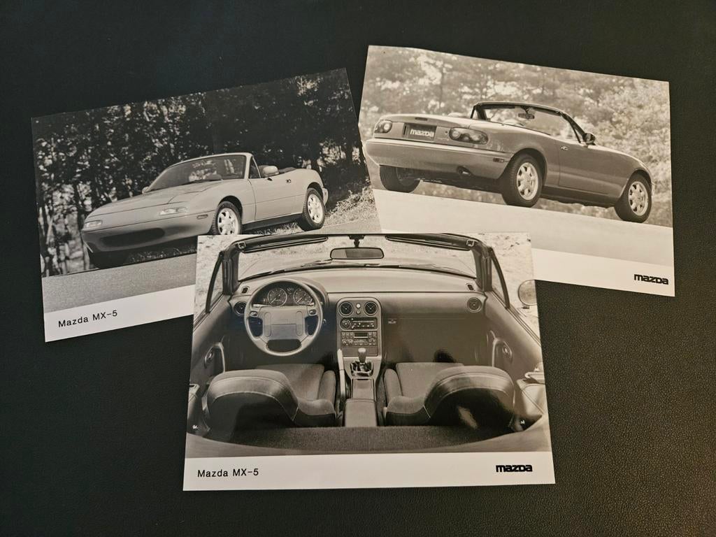 3 persfoto's Mazda MX5 Miata, Ophalen of Verzenden, Zo goed als nieuw, Mazda