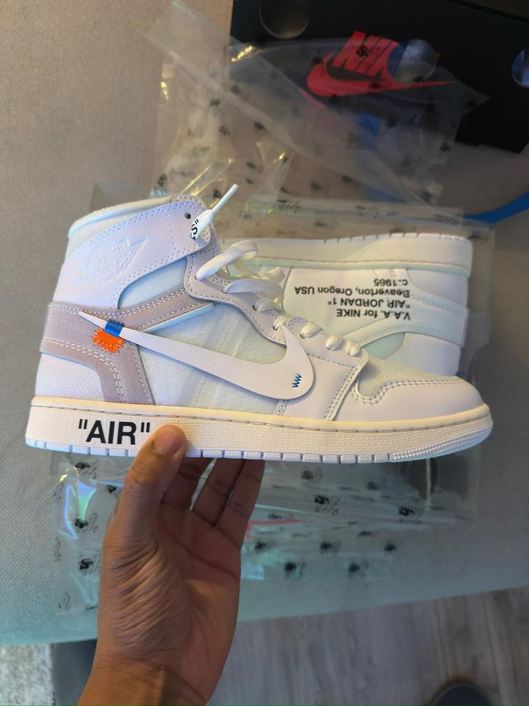 Jordan 1 Virgil Abloh Alaska Maat 45, Kleding | Heren, Schoenen, Wit, Nieuw, Ophalen of Verzenden, Sneakers of Gympen