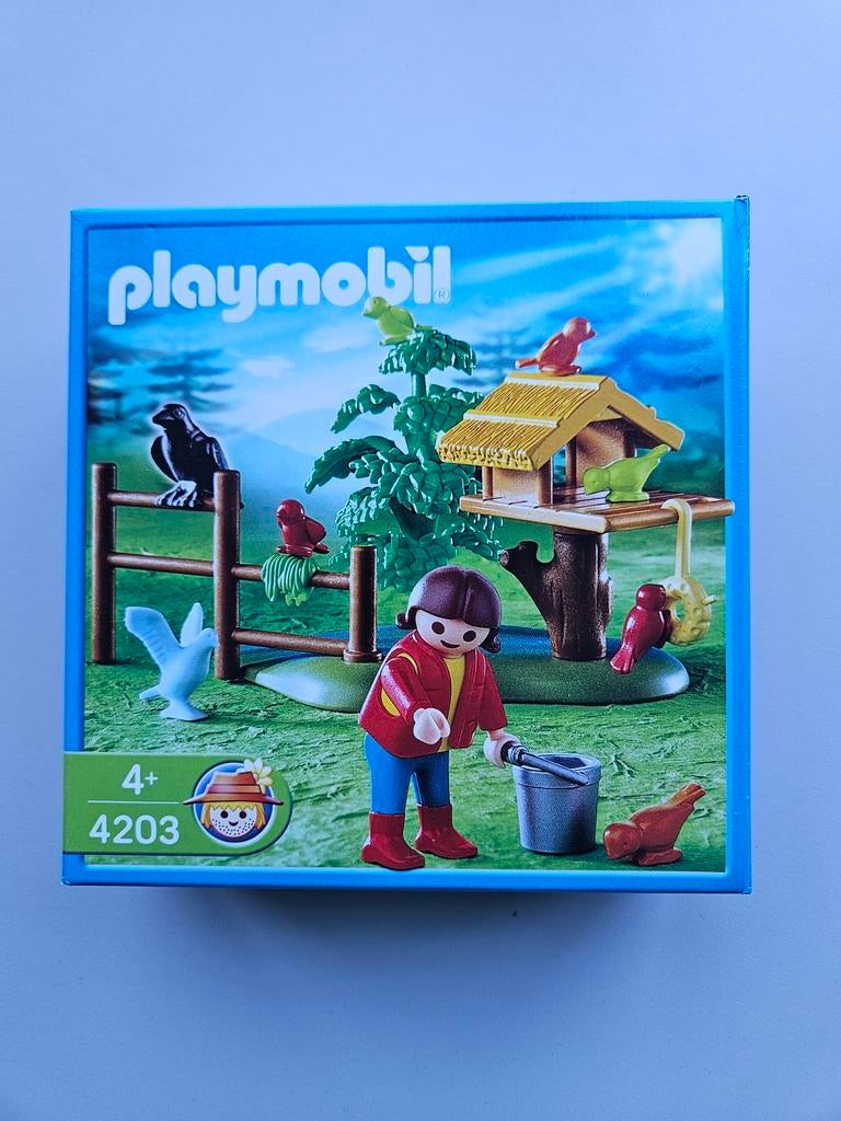 Playmobil Vogelvoederplaats 4203 - Complete Set, Kinderen en Baby's, Speelgoed | Playmobil, Ophalen of Verzenden, Nieuw, Complete set