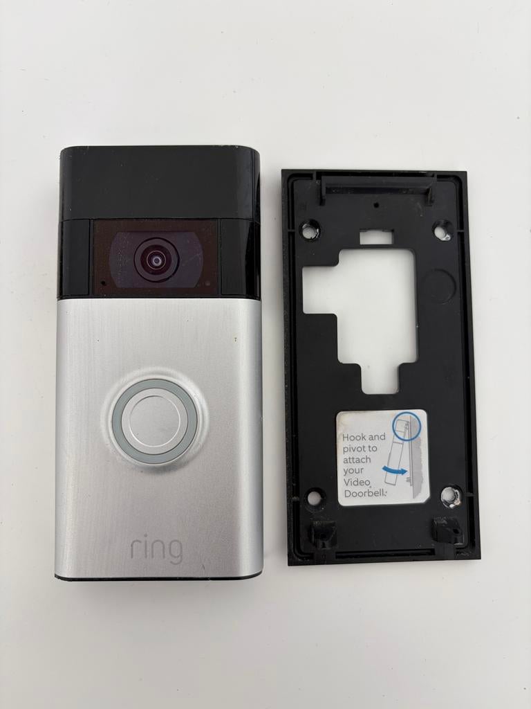 Ring Video Deurbel - Zonder Chime, Ophalen of Verzenden, Bewegingsdetectiesensor, Gebruikt, Bedraad