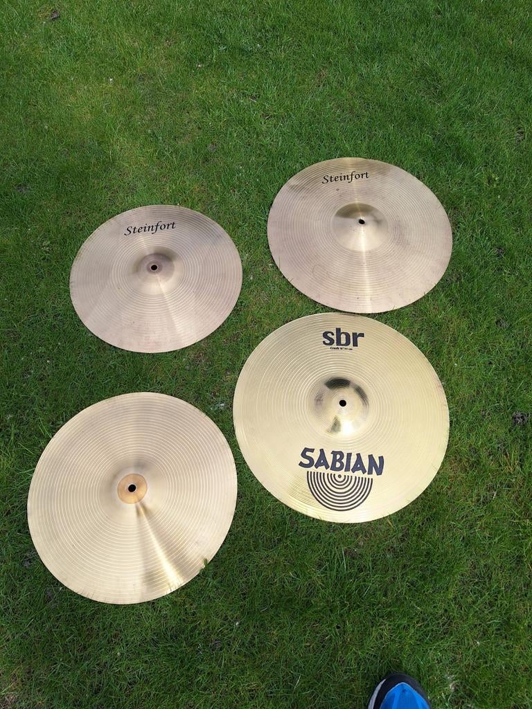 Drum cymbal x 4, Ophalen, Gebruikt, Overige merken