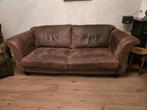 Leren bank gratis ZSM OPHALEN, Ophalen, Gebruikt, Driepersoons, Rechte bank