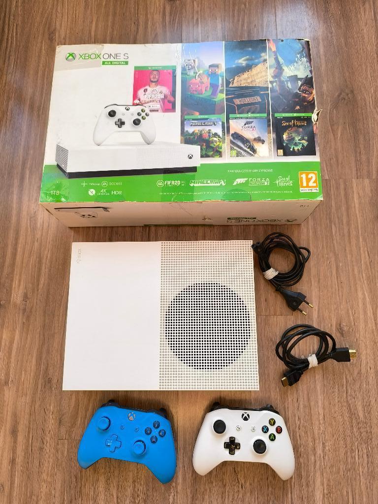 Xbox One S - Inclusief 2 Controllers! 1TB, Spelcomputers en Games, Spelcomputers | Xbox One, Gebruikt, Met 2 controllers, Xbox One S
