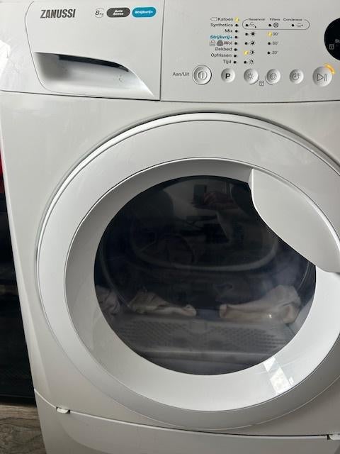 Wasdroger Zanussi, Ophalen, Luchtafvoer, Anti-kreukfase, 8 tot 10 kg
