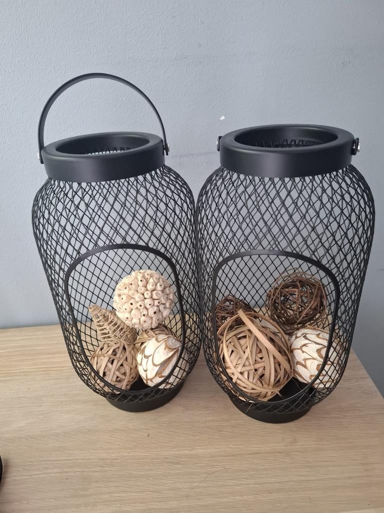 Windlicht, Huis en Inrichting, Woonaccessoires | Kandelaars en Kaarsen, Ophalen, Hout