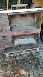 Konijnenhok inclusief jong konijn, Ophalen, Hout