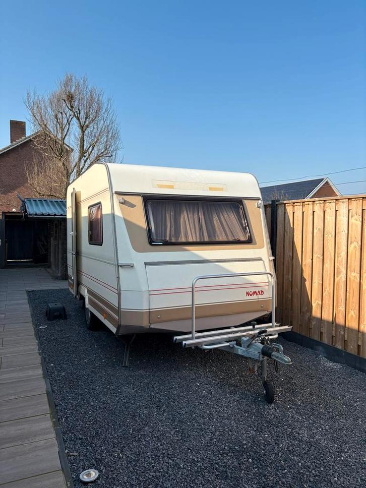 Dethleff caravan, Caravans en Kamperen, Caravans, Particulier, Overige merken, Fietsenrek, Ophalen