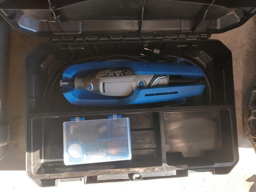 Dremel multitool in koffer met accessoires, Ophalen of Verzenden, Gebruikt