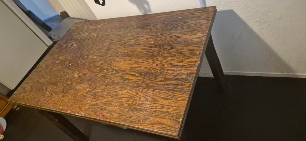 Antieke massief houten eettafel, uitschuifbaar, Antiek en Kunst, Antiek | Meubels | Tafels, Ophalen