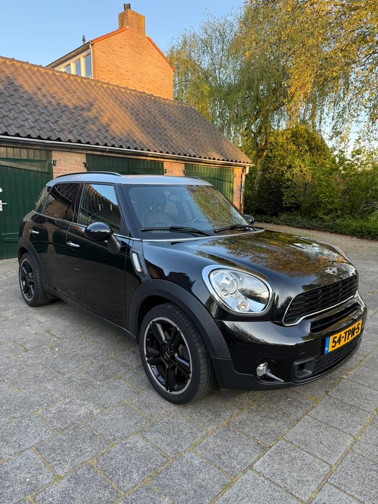 Mini Countryman 1.6 184pk All4 Aut. 2012 Zwart, Auto's, 1380 kg, Zwart, Zwart, Vierwielaandrijving