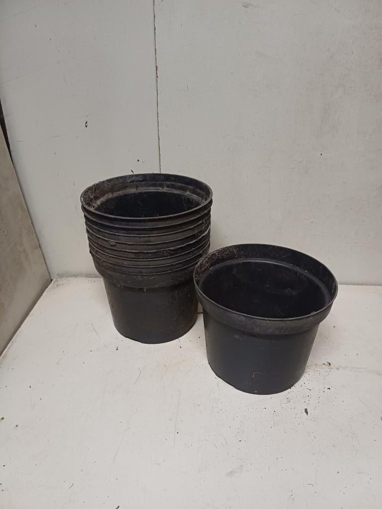 Kweekpotten plantenpotten bloempotten 5 liter, Tuin en Terras, Kunststof, Gebruikt, Rond, Ophalen of Verzenden