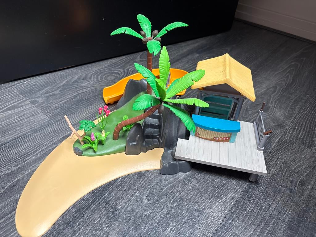 PLAYMOBIL Vakantie-eiland met strandbar - 6979, Kinderen en Baby's, Speelgoed | Overig, Zo goed als nieuw, Jongen of Meisje, Ophalen