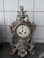 Zilverkleurig tafelklokje voor reparatie, Antiek en Kunst, Antiek | Klokken, Ophalen of Verzenden
