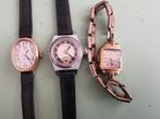3 vintage mechanische dames horloges uit horloge atelier, Ophalen of Verzenden, Gebruikt, Polshorloge, Overige merken