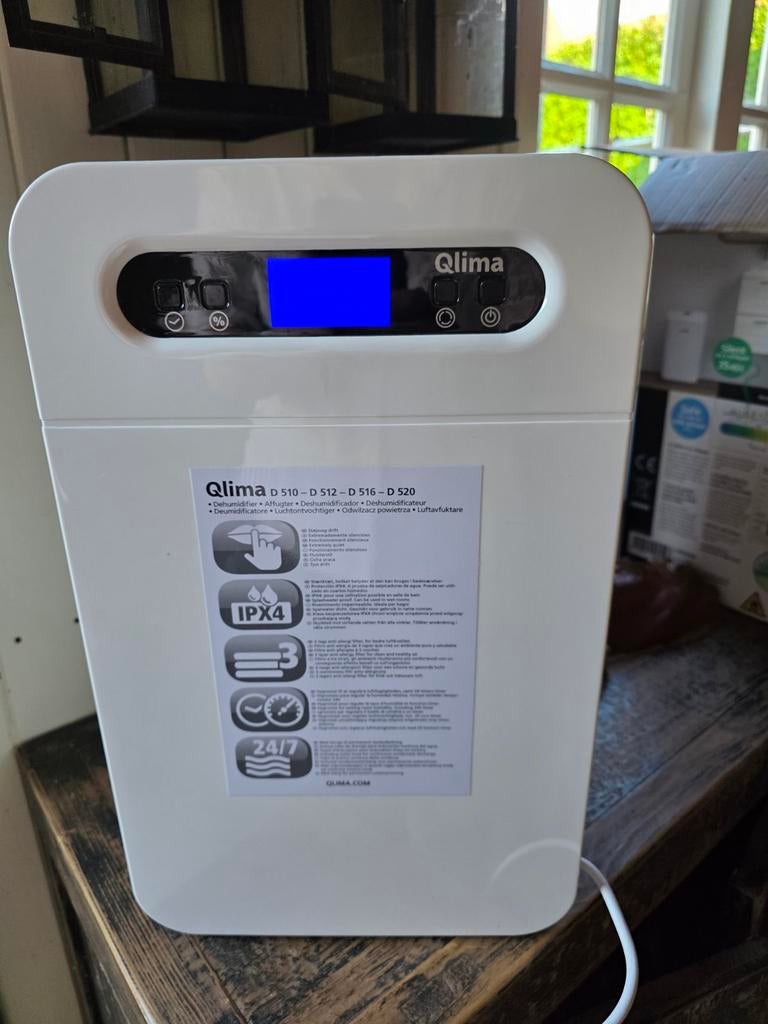Qlima D 510 luchtontvochtiger, Witgoed en Apparatuur, Ophalen