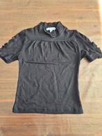 Zwart shirt met ruches mouwen - D-ZINE maat 104/110, Kinderen en Baby's, Kinderkleding | Maat 104, Meisje, D-ZINE, Ophalen of Verzenden