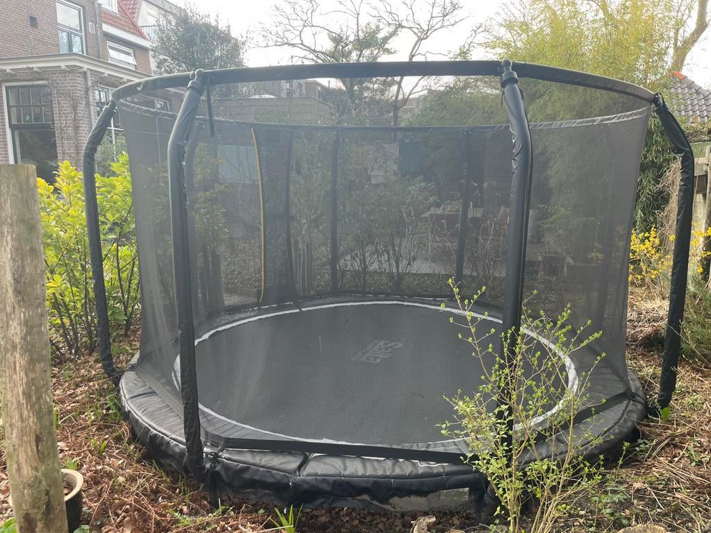 Salta 360 trampoline met veiligheidsnet, Ophalen, Gebruikt