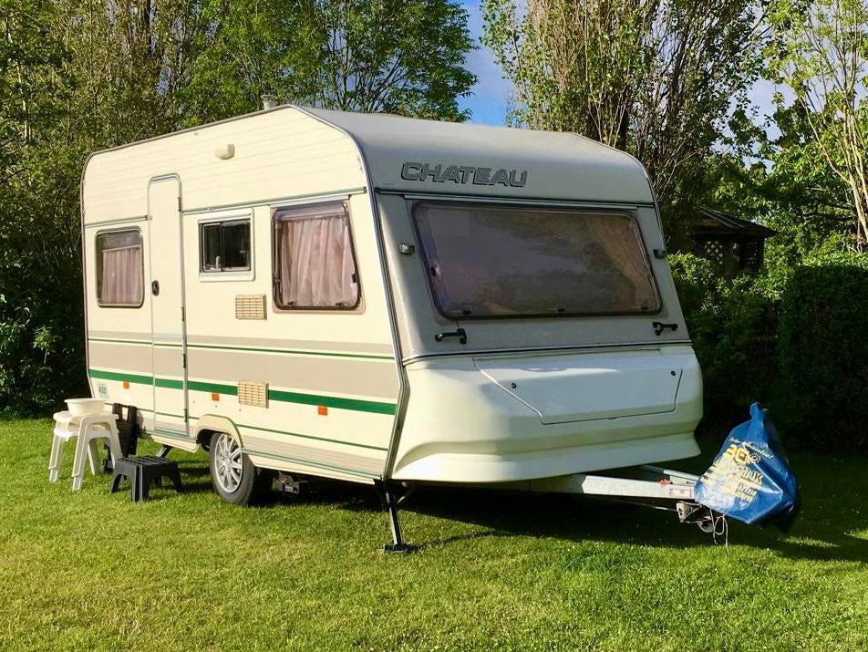 Chateau Chiara 450, mover, accu, stalling, bouwjaar 1995, 750 - 1000 kg, 4 tot 5 meter, Dwarsbed, Tot en met 4