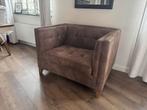 Fateuil, Huis en Inrichting, Stoelen, Ophalen, Bruin, Leer, Zo goed als nieuw