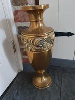 Geel koperen vaas, Ophalen of Verzenden, Koper