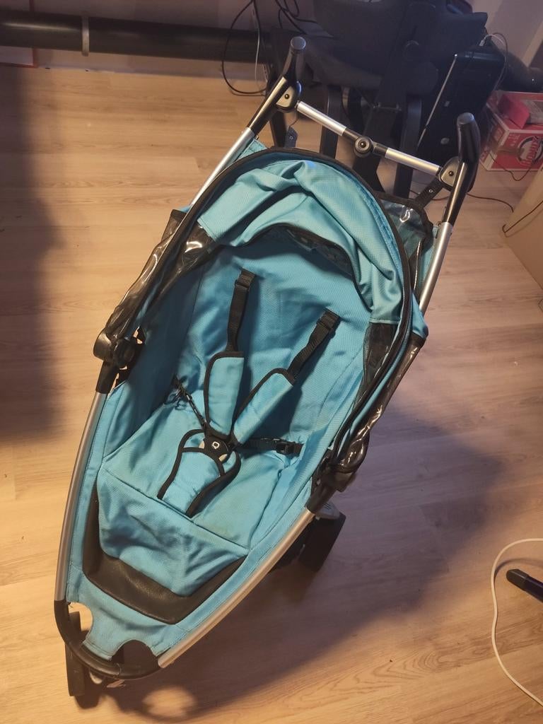 Quinny Zapp Reisbuggy lichtblauw, incl. draagtas, Ophalen of Verzenden, Gebruikt, Quinny