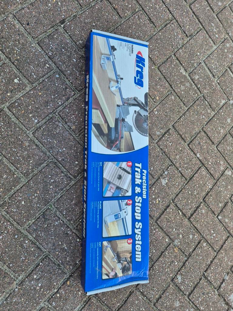 Kreg Precision Trak & Stop Systeem - Nieuw in doos, 70 mm of meer, Nieuw, Ophalen of Verzenden, Afkortzaag