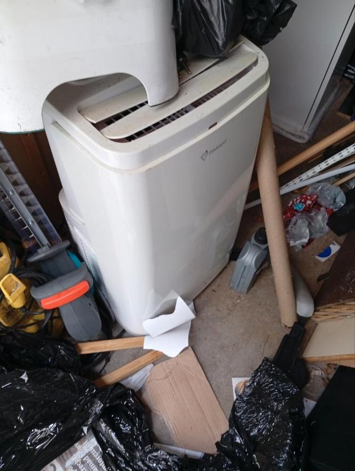 Diamant Mobiele Airco - Koel en Ontvochtig, Witgoed en Apparatuur, Airco's, Gebruikt, Mobiele airco, Minder dan 60 m³, 3 snelheden of meer