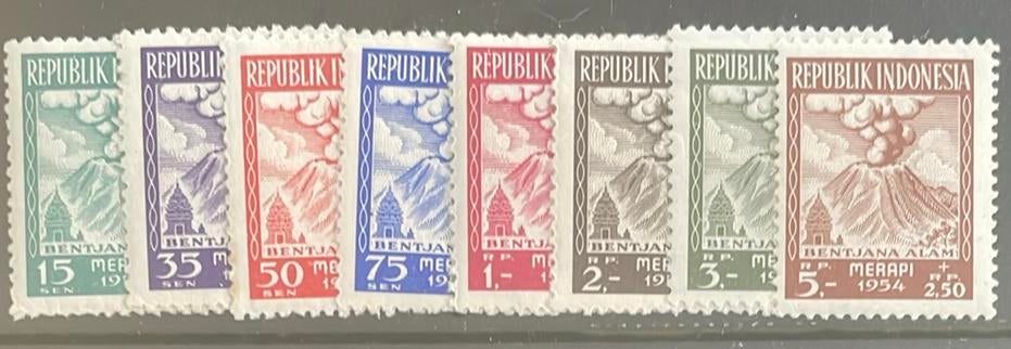 Indonesië - ZB119/126 - 1954 - postfris, Ophalen of Verzenden, Zuidoost-Azië