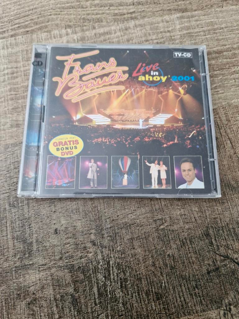 Frans Bauer - Live in Ahoy' 2001 (TV-CD met bonus DVD), Cd's en Dvd's, Ophalen of Verzenden, Zo goed als nieuw