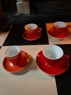 Walkure lungo/espresso kopjes/schotels porselein, Ophalen of Verzenden, Zo goed als nieuw, Overige stijlen, Kop(pen) en/of Schotel(s)