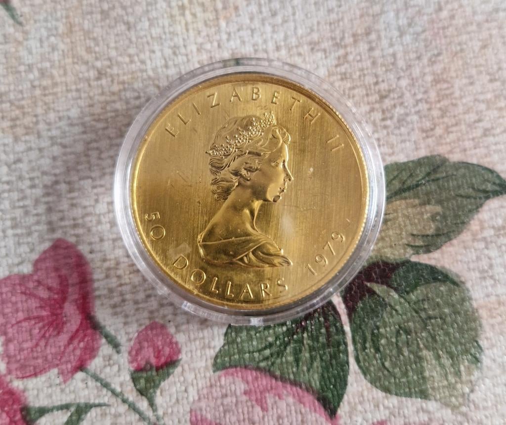 Gouden Maple Leaf 31.1 gram, Ophalen of Verzenden, Noord-Amerika, Losse munt, Goud