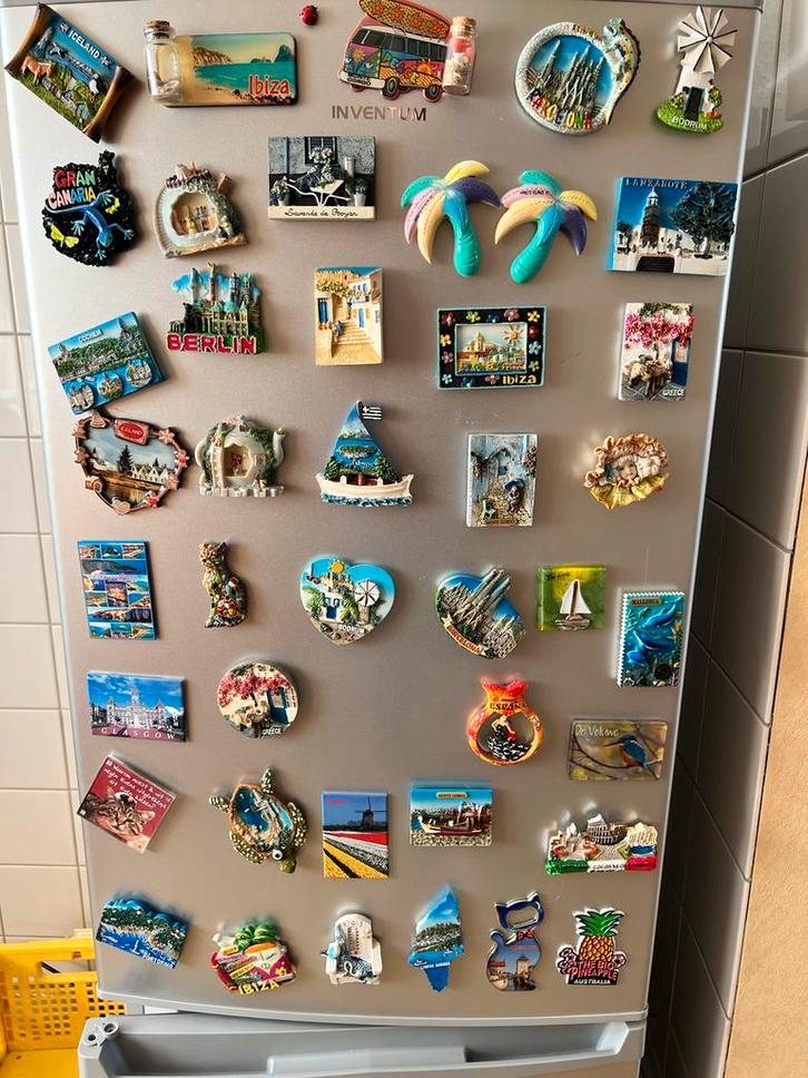 Leuke koelkastmagneten uit diverse Europese landen, Verzamelen, Overige Verzamelen, Gebruikt, Ophalen of Verzenden