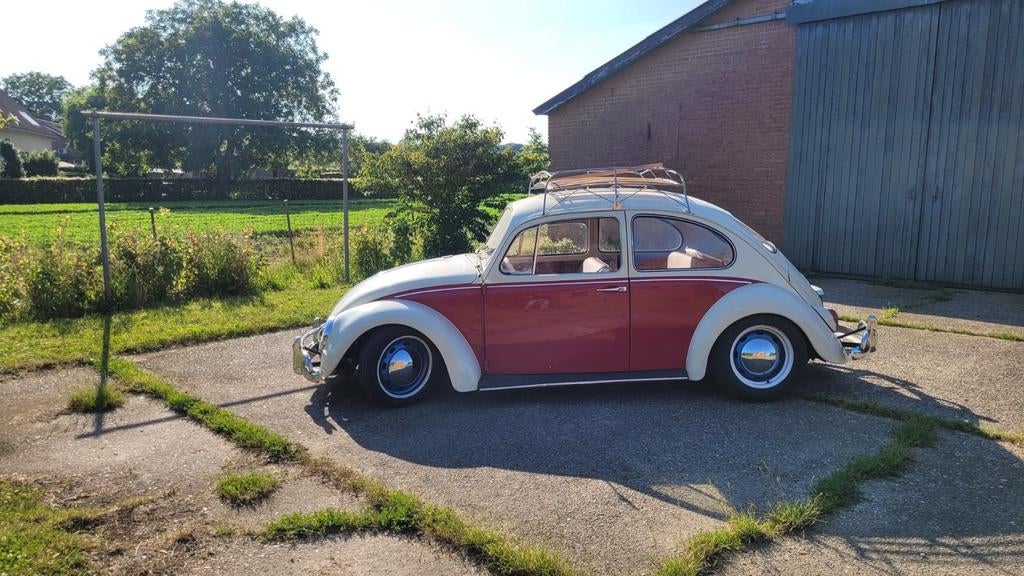 Volkswagen kever 1966 Wit, Auto's, Volkswagen, Particulier, Benzine, Sedan, Geïmporteerd, Wit, Ophalen