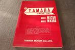 Yamaha MX250 MX360 1972 motorycle parts list Moto Cross MX, Ophalen of Verzenden, Yamaha