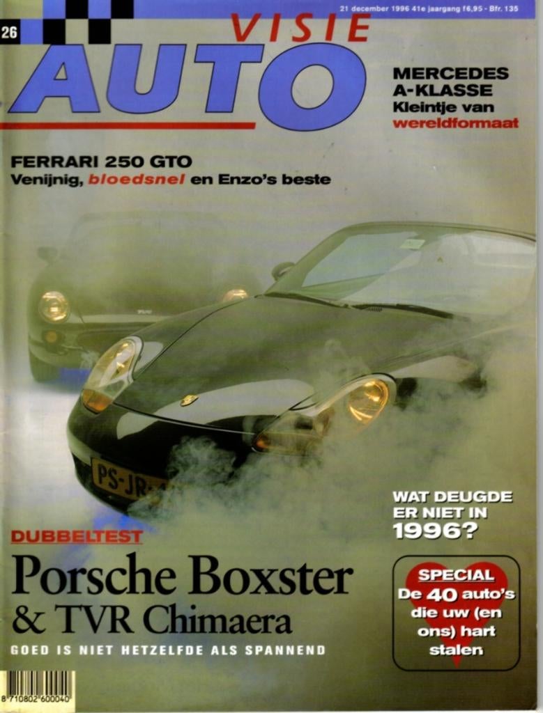 Autovisie Dubbeltest TVR Chimaera en Porsche Boxter, Ophalen of Verzenden, Gelezen, Overige merken