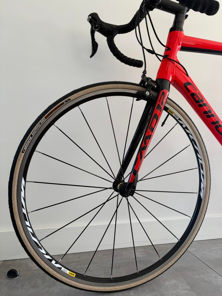 Cannondale Caad 12 Acid Red 2017 frame 58 topstaat!!!, 28 inch, Velgrem, Aluminium, Zo goed als nieuw