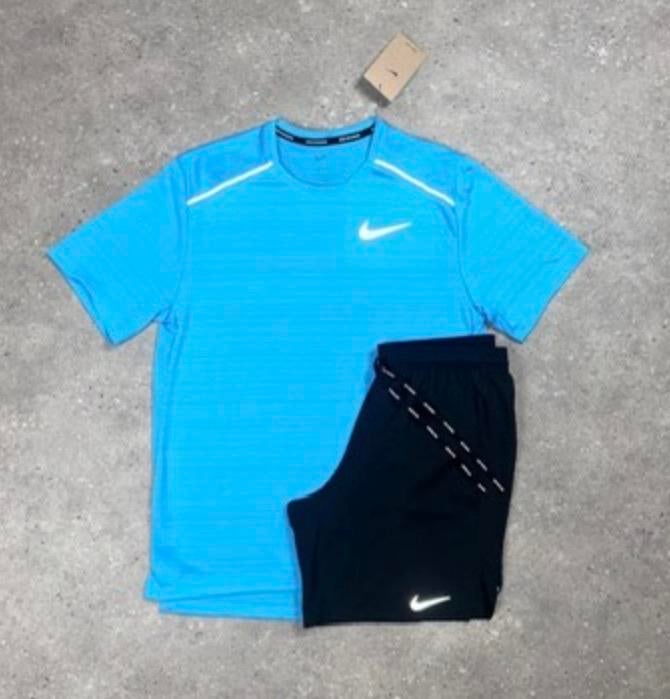 Nike Miller Zomersets - Sportieve Kleding voor Heren, Kleding | Heren, Sportkleding, Fitness, Blauw, Nieuw, Overige maten