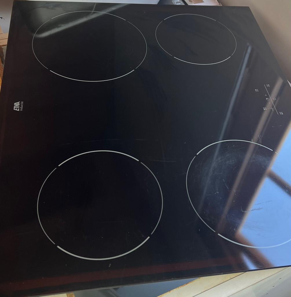 Inductie kookplaat ETNA, Gebruikt, Inbouw, Inductie, 4 kookzones