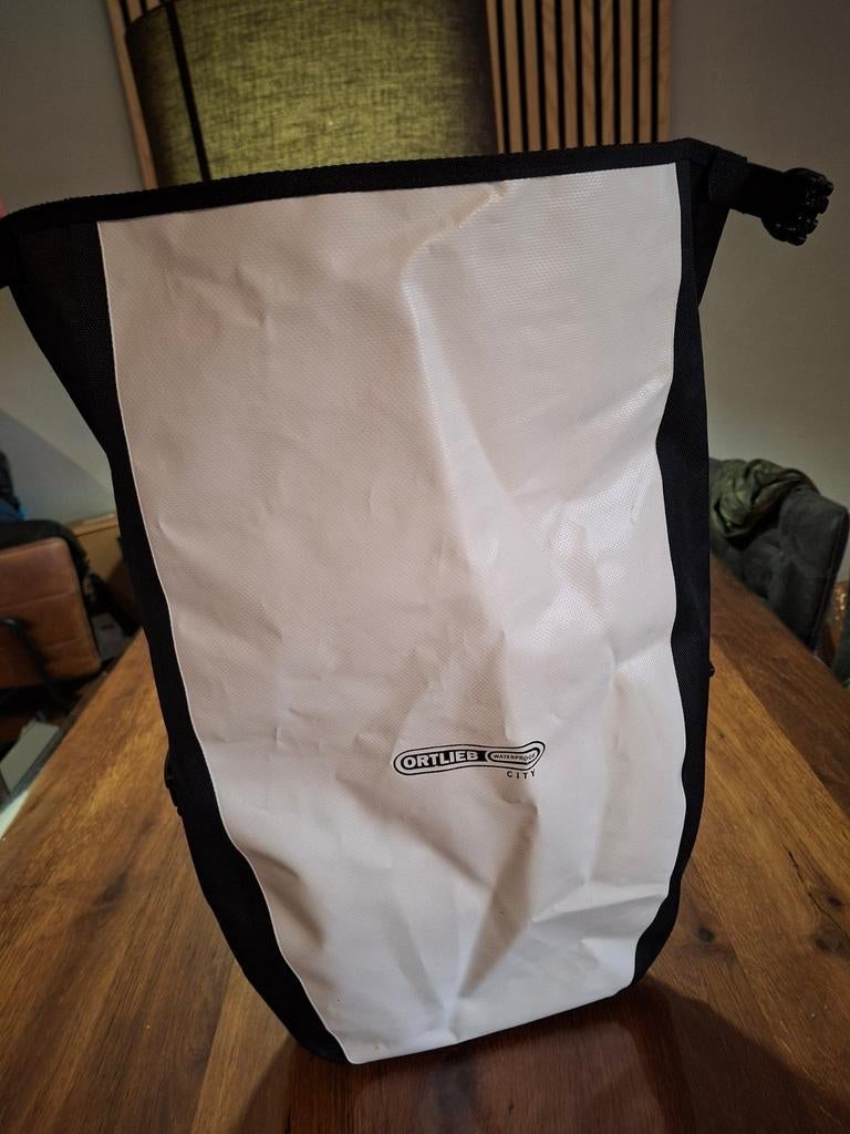 Ortlieb Back-Roller City fietstas - Wit/Zwart, Ophalen of Verzenden, Zo goed als nieuw, Ortlieb