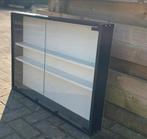 Mooie smalle nette hang vitrine kast, Ophalen, Gebruikt, 50 tot 100 cm, Glas