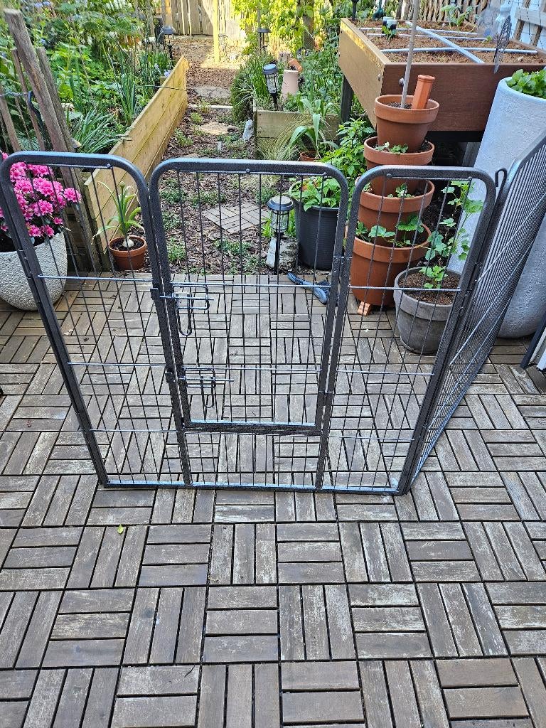 Puppyren voor buiten 76x81, Dieren en Toebehoren, Ophalen, Zo goed als nieuw