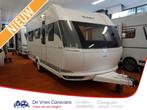 Hobby De Luxe 460 LU Aparte bedden 1500 kg as, Caravans en Kamperen, Rondzit, Hobby, Bedrijf, Tot en met 3