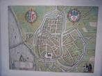 Zutphen. Plattegrond. Braun en Hogenberg 1588, Antiek en Kunst, Ophalen of Verzenden