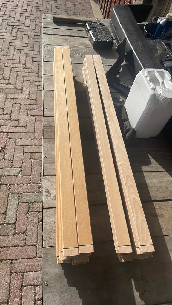 Kewlox beuken liggers voorkant kast 100 cm breed, Huis en Inrichting, Kasten | Kledingkasten, Ophalen, Gebruikt, 50 tot 100 cm