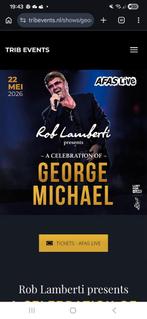 Rob lamberti 22 mei afas live   2 vloerkaarten, Twee personen